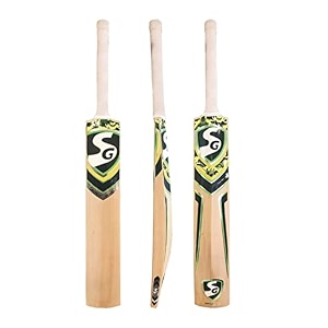 sg savage plus kashmir willow cricket bat  powerful lightweight bat for leather ball practice and matches ideal for beginners and club players 6