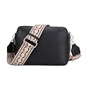 SG SUGU Andrea Triple Zip Purses Crossbody Bags for Women Shoulder Handbag