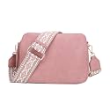 SG SUGU Andrea Triple Zip Purses Crossbody Bags for Women Shoulder Handbag