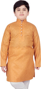 sg yuvraj boys printed straight kurta