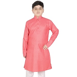 SG YUVRAJ Printed Cotton Kurta For Boys