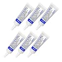 SG01A High Vacuum Grease Special Thickened Formula Silicone Sealing Grease Dielectric Waterproof Vacuum Pump Glass Piston Marine Electrical Insulation O-Ring Lubricant 0.35OZ(10g) x6 Pack