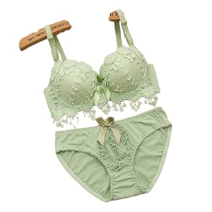 SGC SWEDEN Women Net lace Lingerie SetLightly