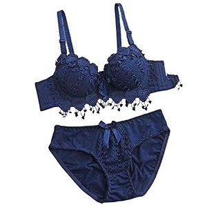 SGC SWEDEN Women Net lace Lingerie SetLightly