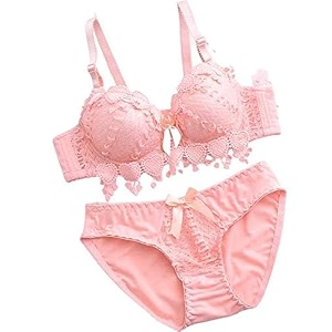 SGC SWEDEN Women Net lace Lingerie SetLightly