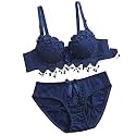 SGC SWEDEN Women Net lace Lingerie SetLightly