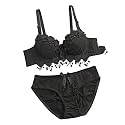 SGC SWEDEN Women Net lace Lingerie SetLightly