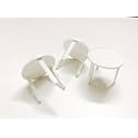 Pizza Saver Tripod Stool - White - Food Grade Plastic Pizza Saver Tripod Stand/Stool | Protects from damage inside the box | White Circular Pizza Saver for Restaurant, Delivery(1000)