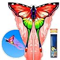 SGftre Red Tulle Butterfly Kite for Kids & Adults ，Easy to Fly Outdoor Fun Sports Beach Kids Children Outdoor Toys Kites (Tulle Butterfly-red)