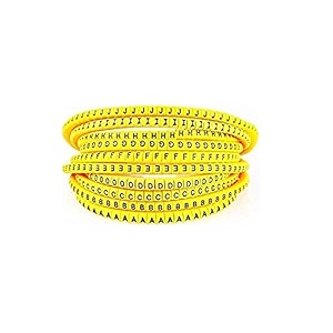 sgi cable marker ferrules 15 sq mm - cable management cover - yellow