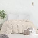 SGI Duvet Cover Single 60x92 Inch with 2 Pillowcover Lilac 1000 Thread Count Solid Pure Egyptian Cotton with Corner Ties &amp; Zipper All Season Blanket Quilt Cover