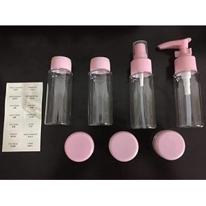 7pcs travel bottles for toiletries set travel bottles amp containerssmall mini empty plastic squeeze bottles for travel toiletries bottles multicolor 7 in 1 cosmetics bottle multicolor