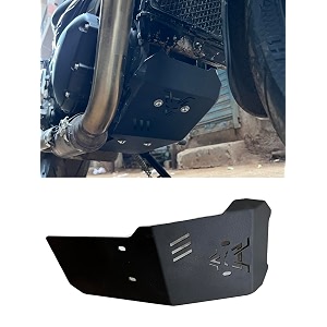 sgtb bike base sumpguard triumph scrambler 400 x or speed 400 engine protector skid bash plate