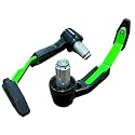 SGTB Heavy Handle Bar End Clutch Brake Lever Guard for all Bikes Ninja 400 300 650 Dominar 250 400 Pulsar NS200 RS200 NS125 N160 KTM Rc Adventure Duke Enfield Himalayan Meteor Hunter Classic 350 Green