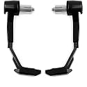SGTB Universal Motorcycle Bike Clutch Levers Protector Brake Guard Handguard Adjustable & Extendable for All Bikes G310 GS RR TVS Ntorq Raider Ronin Apache RR 310 RTR 160 310 200 4v Hness CB350 Black