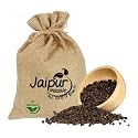 JAIPUR MASALE Black Pepper Whole Spices | Kali Mirch | Khada Masala for Cooking | Sabut Garam Masala | Kali Mirch, Strong Pungent Taste | 900gm with Jute bag
