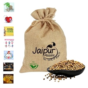 jaipur masale coriander seeddhaniya seedskotthmira vittanalu  chemical free amp pesticides free  rich flavour  coriander green dry seeds 900 gm with jute bag