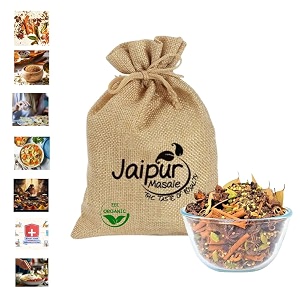 jaipur masale khada garam masala  whole spices blend  sabut garam masala 200g with jute bag