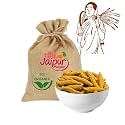 SHAAN-E JAIPUR Natural and Fresh Whole Turmeric Sticks/Sabut Haldi Whole Haldi | No Artificial Flavour Added| Organic Haldi Gatiya| Ideal for Eating, Drinking, Cooking, Face Skin Tan Removal|900 gm with Jute Bag