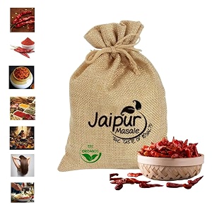 jaipur masale natural lavangi dandicut red chilli  whole lavangi chilly without stick  dried red chilly stemless  sabut lal mirch 200 gram