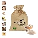 JAIPUR MASALE Organic White Pepper Sabut - Add Depth &amp; Warmth to Your Recipes 450 gm with Jute bag