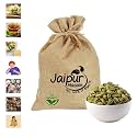 JAIPUR MASALE Organic Whole Cardamom (Elaichi), No Artificial Colours And Preservatives|Green Cardamom For Cooking &amp; Baking|Organic Green Elaichi Whole |450 Gm With Jute Bag