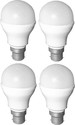 SHAARSHINE 9 W Basic Round B22 LED Bulb (White, Pack of 4)