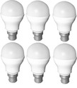SHAARSHINE 9 W Basic Round B22 LED Bulb (White, Pack of 6)
