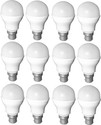 SHAARSHINE 9 W Basic Round B22 LED Bulb (White, Pack of 12)