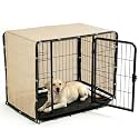 ShadeMart Dog Crate Shade Cover 3' x 15' Beige Breathable Mesh for Playpen