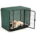 ShadeMart Dog Crate Shade Cover 5' x 16' Green Breathable Mesh for Playpen