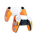 Shadow Boolt Controller Grips, Anti-Skid, Multi-Texture, Sweat Absorption, Pre-Cut Grips Tape, Compatible with PS5 DualSense and PlayStation Portal (Orange,Blue,Silver)