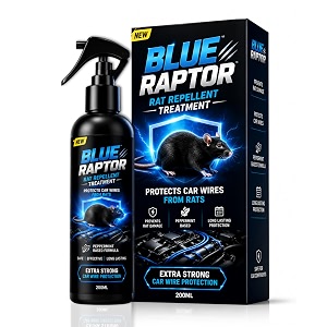 shadow securitronics blue raptor rat repellent spray for cars highly effectiveodour free no entry rodent repellent spray for carsautomobile carepack of 1-200ml-formulation 2x