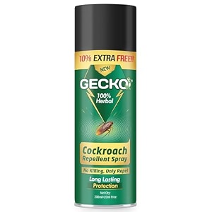 shadow securitronics gecko cockraoch repellent spray - non-toxic cockroach repellent for home kitchen and office human amp pet friendly with refreshing fragrance and biodegradable 100 natural200ml