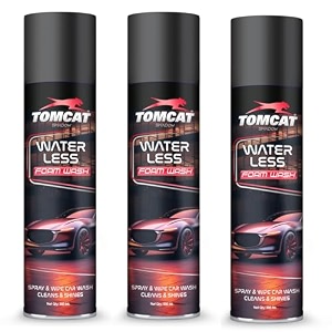 shadow securitronics tom cat water less car cleaner spray 500ml - ultimate dashboard dresser cleaner and shiner - car wash essential for lasting shine and protection pack of 3 - formulation 110x