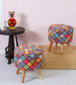 shadowkart solid wood standard ottoman