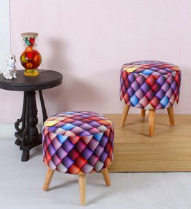 shadowkart solid wood standard ottoman