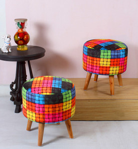 shadowkart solid wood standard ottoman