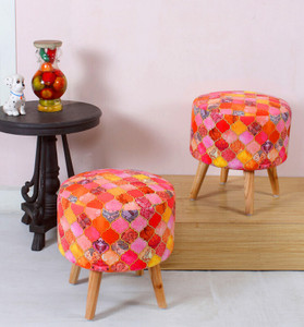 shadowkart solid wood standard ottoman