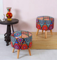 ShadowKart Solid Wood Standard Ottoman