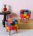 ShadowKart Solid Wood Standard Ottoman