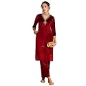 Shae by Sassafras Women39s Velvet Floral Embroidered