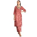 Shae by Sassafras Women39s Velvet Floral Embroidered