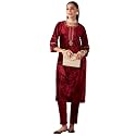Shae by Sassafras Women39s Velvet Floral Embroidered
