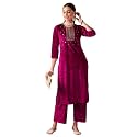 Shae by Sassafras Women39s Velvet Floral Embroidered