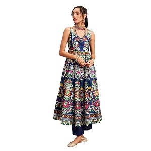 Shae by Sassafras Women Floral Sleeveless Anarkali