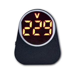 220v ac plugin digital voltmeter panel meter voltage meter volt tester small size bright 25mm display black