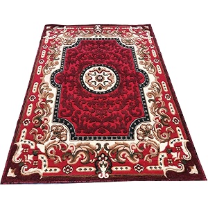 shag area rug 5x7 feet  1 inch thick soft carpet for living room amp bedroom  anti-slip backing  durable fluffy amp easy-care home decor rug