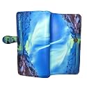 Shag Wear Aurora Borealis Wallet 7" Black