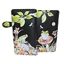 Shag Wear Frog Forest Large Animal Wallet 7" Black